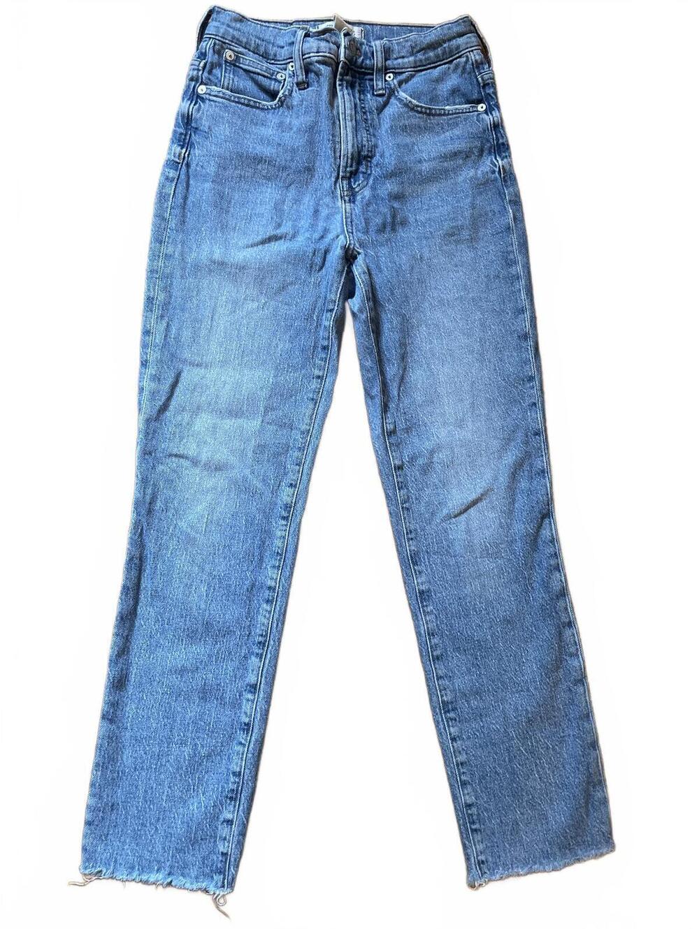 Madewell The Perfect Vintage Jean Raw Frayed Hem Size 25